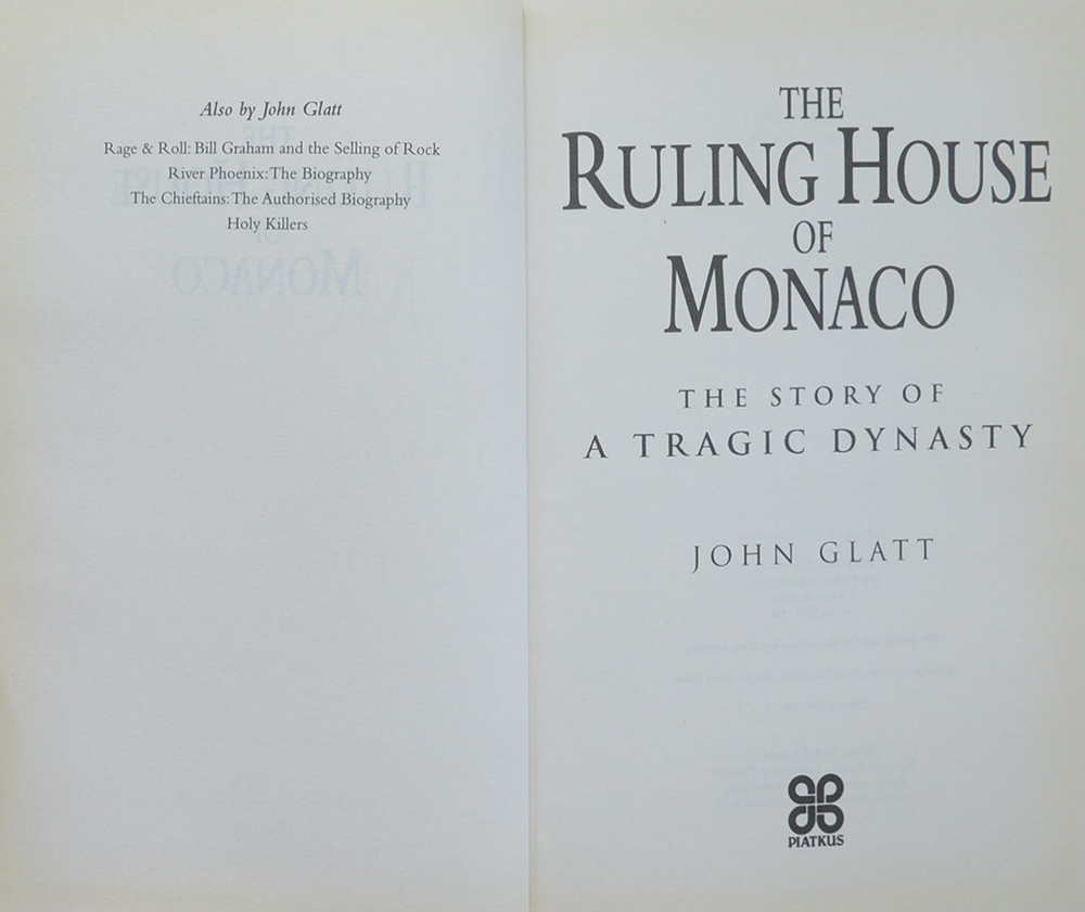 THE RULING HOUSE OF MONACO