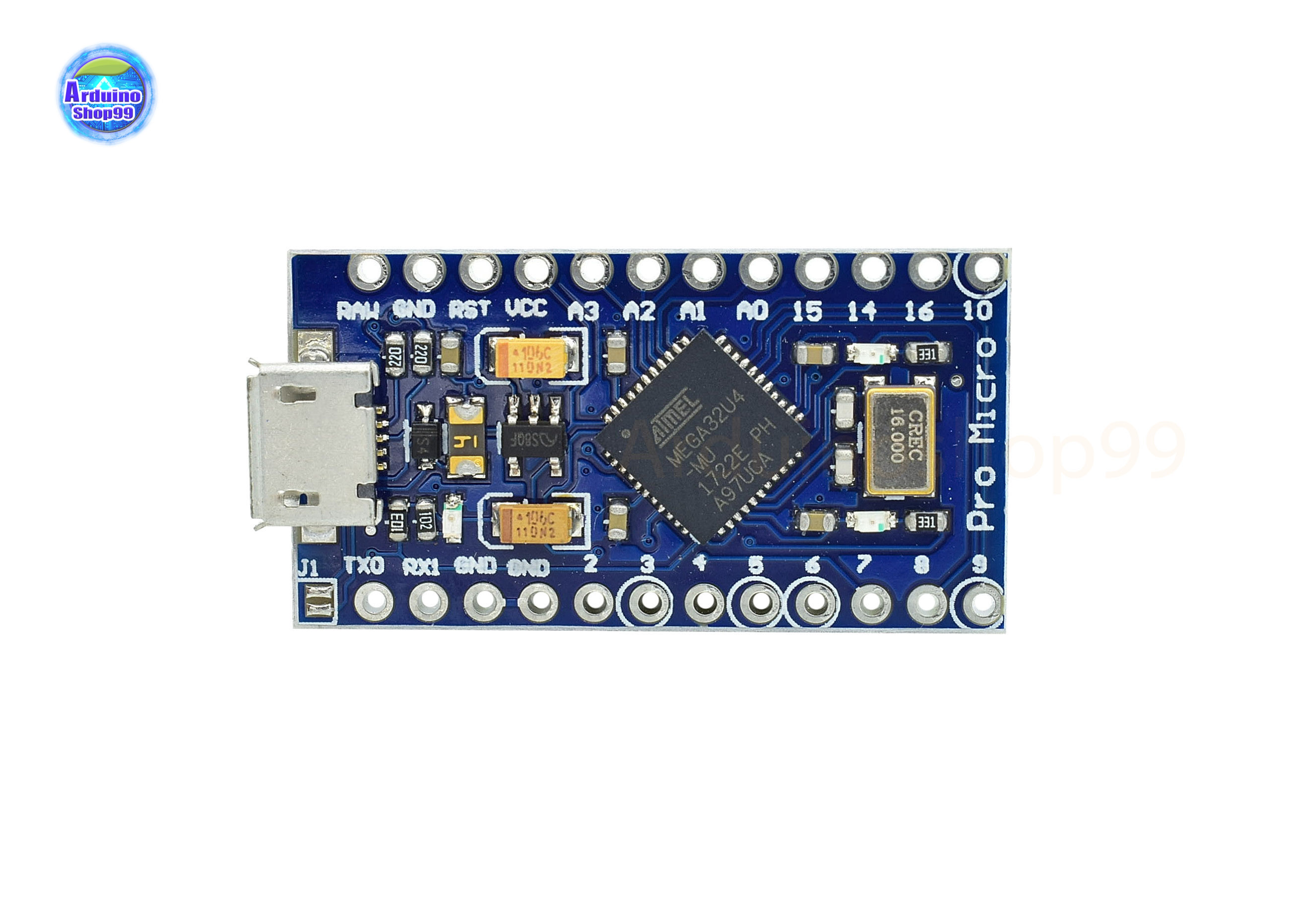 Pro Micro uses Atmega32U4's own usb update program 5V/16M microcontroller development board