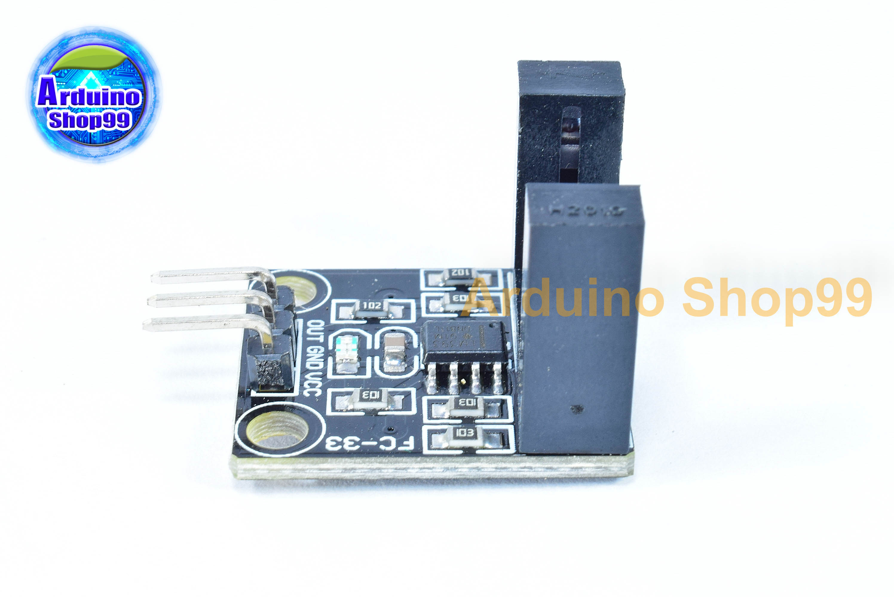 เซ็นเซอร์นับจำนวนและวัดความเร็วมอเตอร์ FC-33 Speed Sensor Module