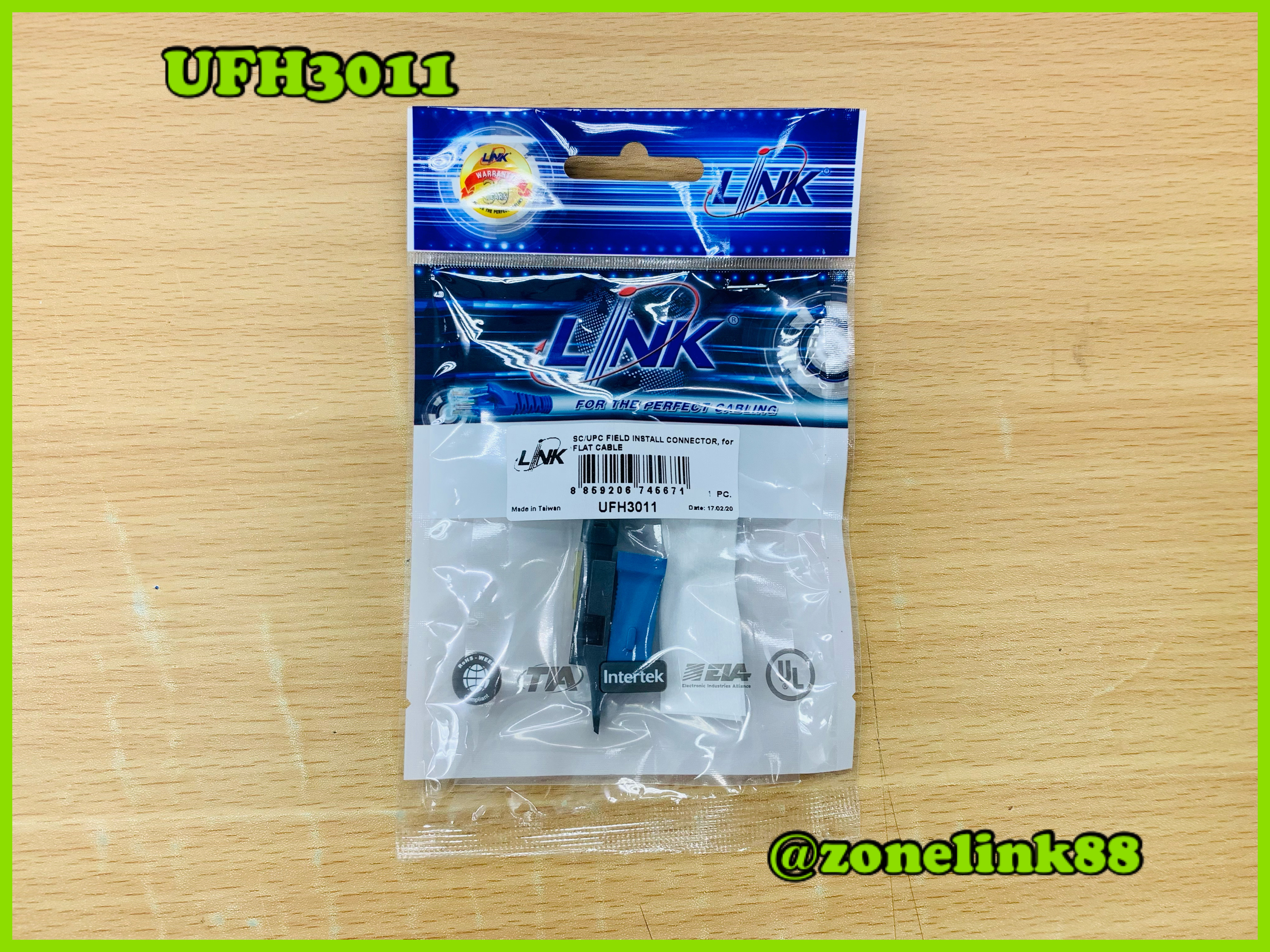 UFH3011 SC/UPC Field Install Connecter for FLAT Cable