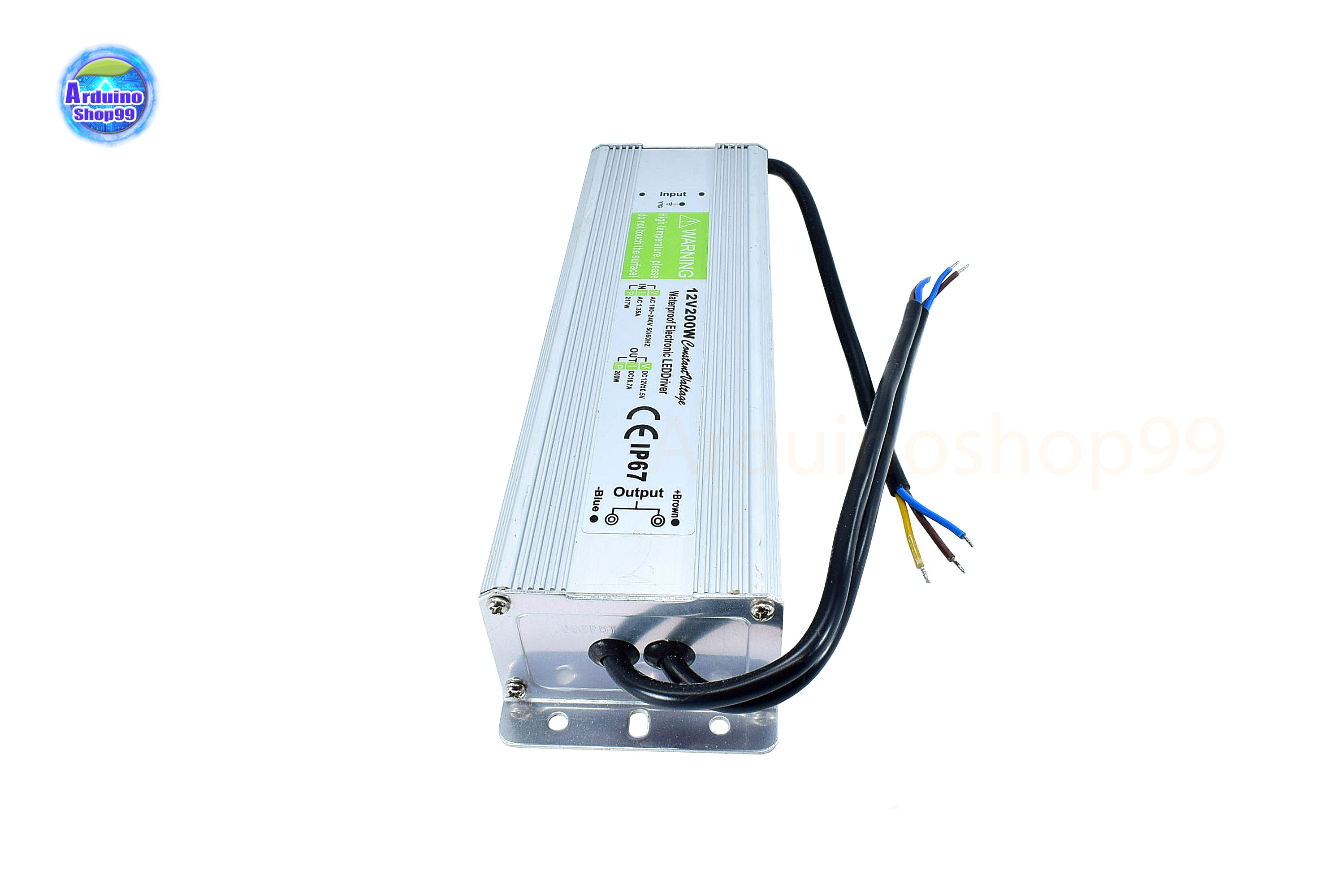 สวิตชิ่งเพาเวอร์ซัพพลาย Waterproof Switching Power Supply 12V 16.7A 200W(สีเงิน)