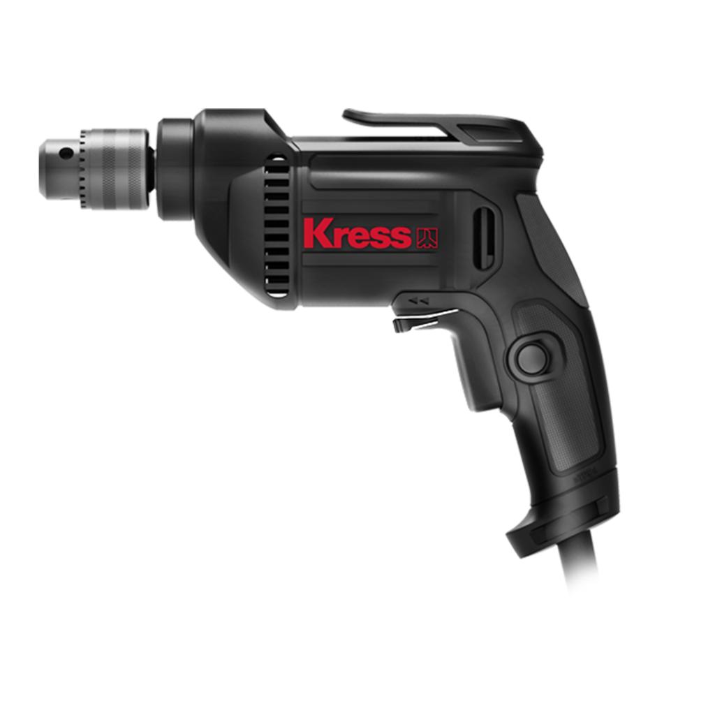 Kress KU110 สว่านไฟฟ้า 3/8" 500W 0-2800rpm จำปา