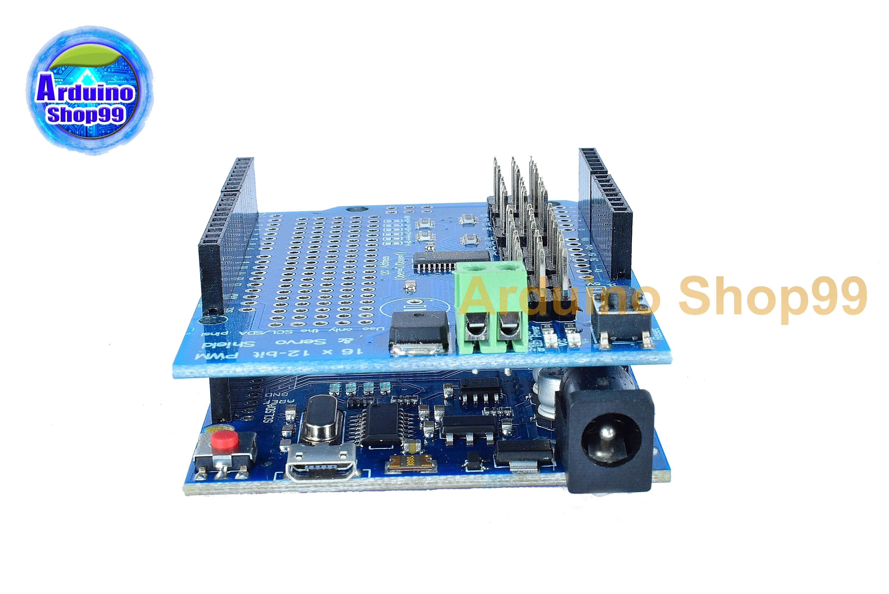 16-Channel 12-bit PWM/Servo Shield 16-way servo drive module