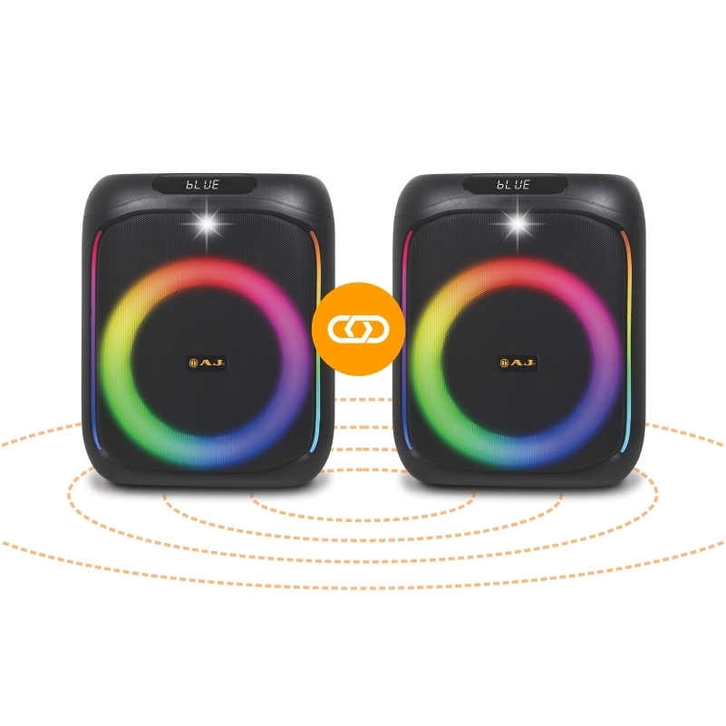 AJ ลำโพงบลูทูธ รุ่น X65 กำลังขับ 60วัตต์ แถมไมค์ลอย ลำโพงพกพา รับประกัน 1 ปี Bluetooth speaker 60W