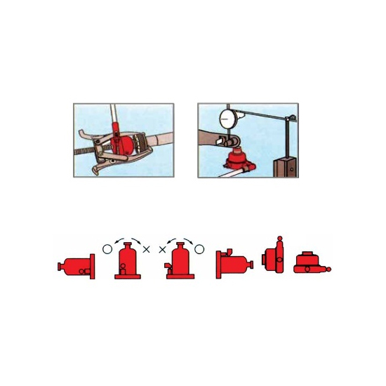 MASADA MHB แม่แรงกระปุก ตัวสั้น 10-30 Ton (Japan)