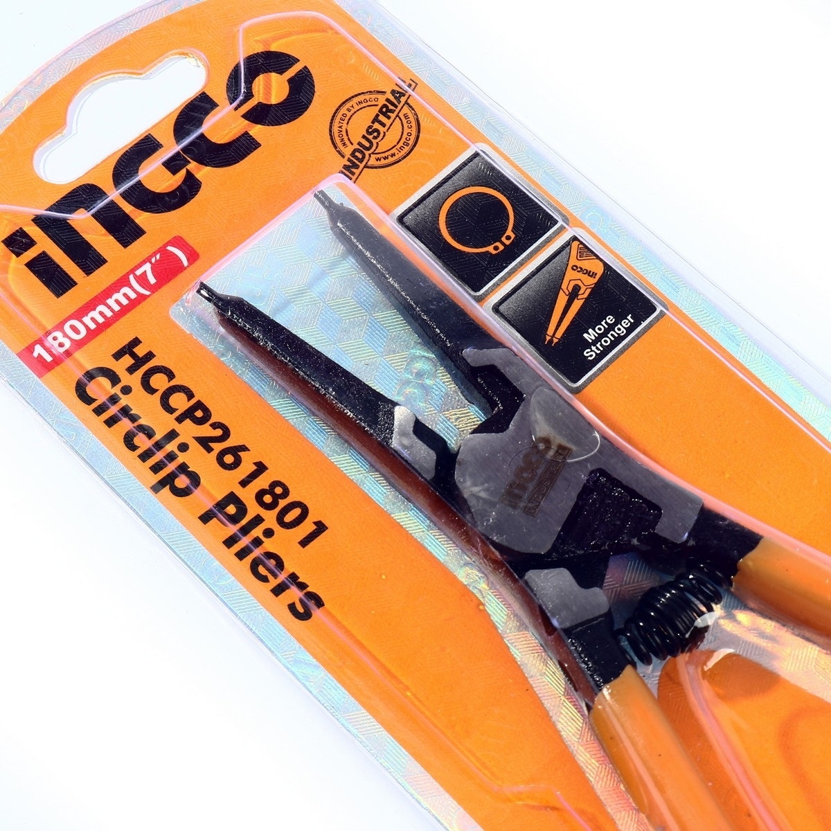 INGCO HCCP261801 คีมถ่างแหวนปากตรง 7"