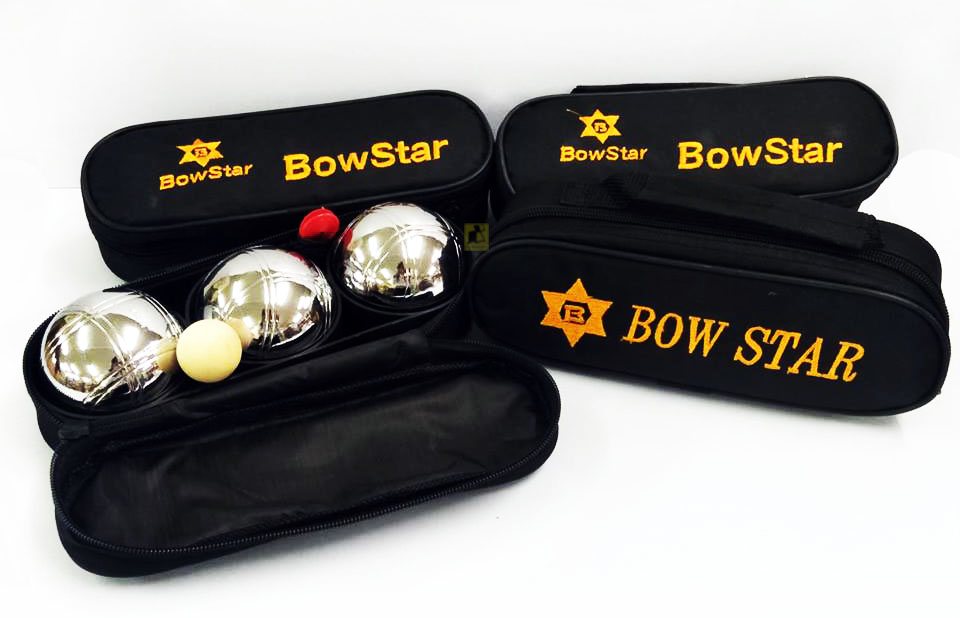 ลูกเปตอง BOW STAR ลูกลาย (ชุด 12 ลูก)