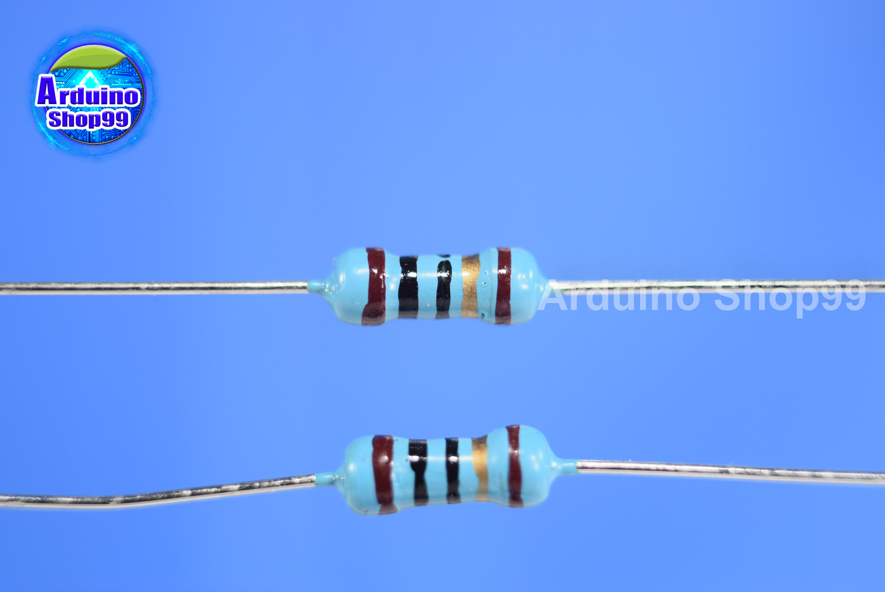 ตัวต้านทาน 10 Ohm 1/4W ( 1 ชุด มี40 ตัว )