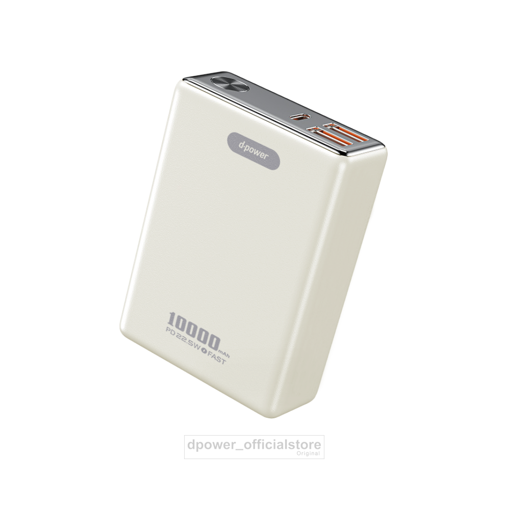 d-power พาวเวอร์แบงค์ รุ่น S9 plus ความจุ10000mAh ชาร์จเร็ว PD22.5W (มอก.2879-2560) รับประกัน 1 ปี