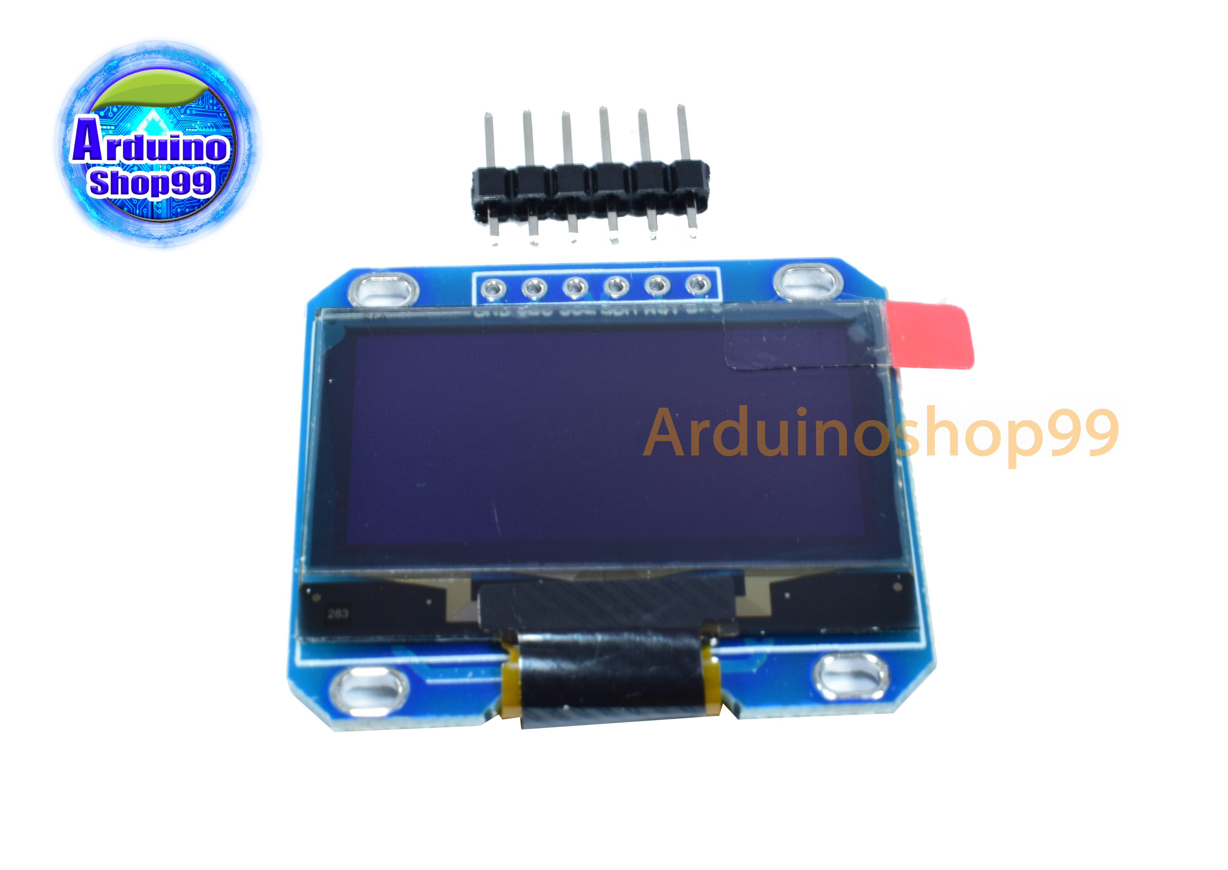 จอแสดงผล OLED ขนาด 1.3 นิ้ว แบบ SPI สีขาว