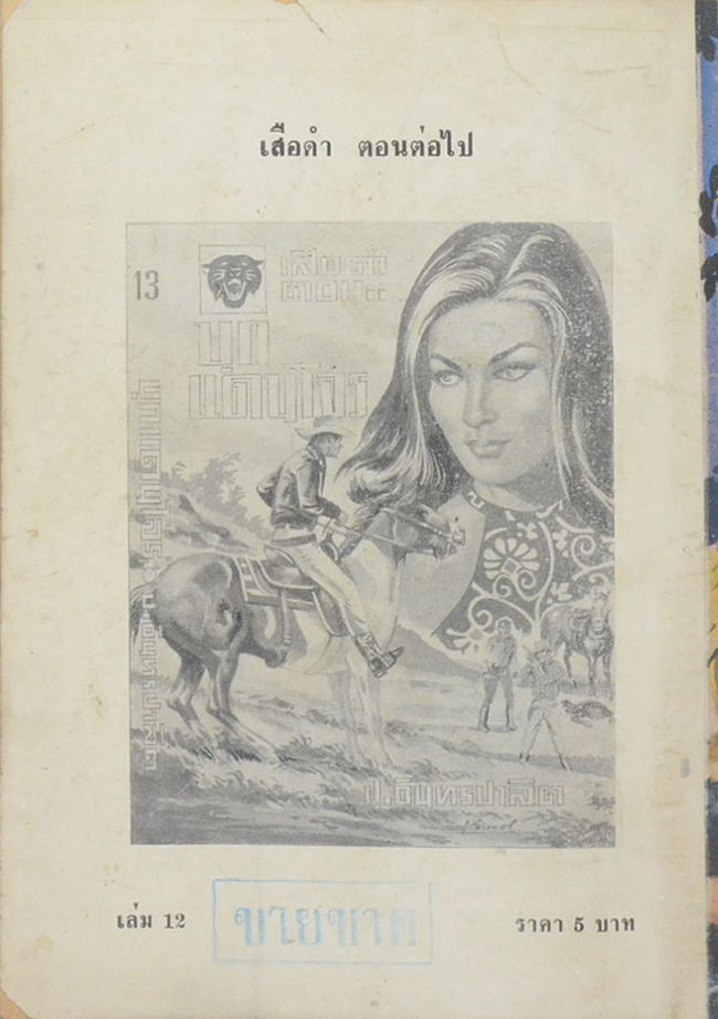 เสือดำ ตอน ฝ่ากระสุน (เล่ม 12)