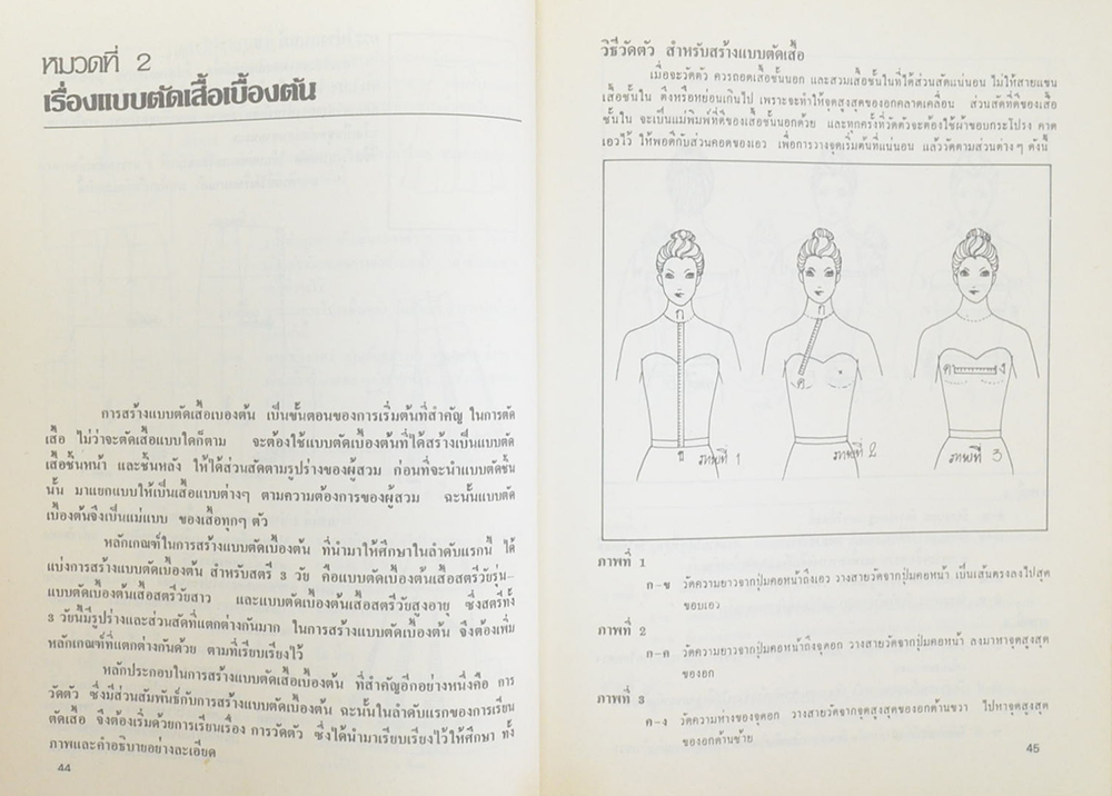 ตำราเรียนตัดเสื้อสตรี ฉบับมาตรฐานสากล