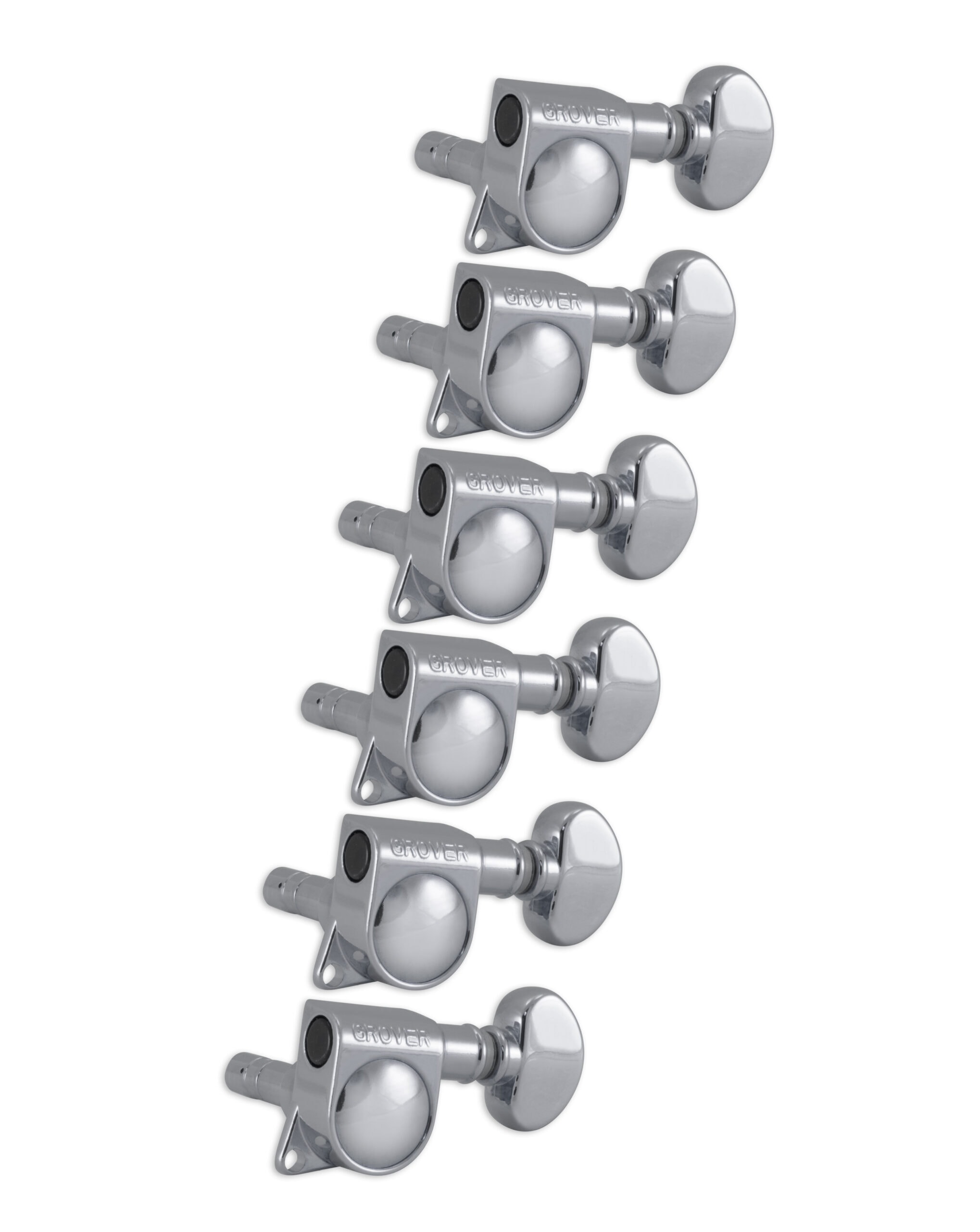 GROVER MID-SIZE LOCKING ROTOMATICS® 6-IN-LINE CHROME (406 SERIES) ของแท้ 100%