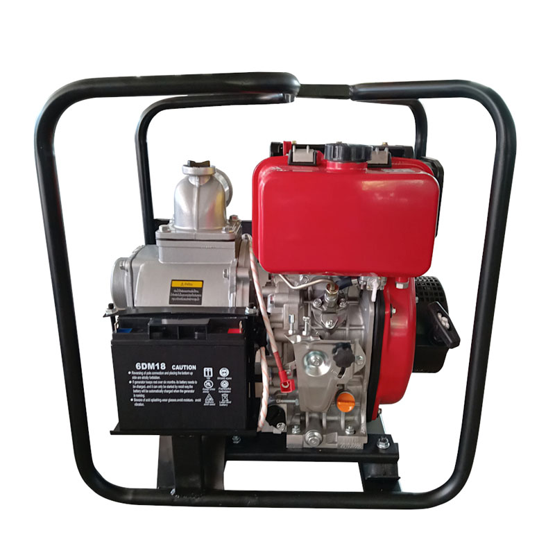 TAZAWA TAZ-D-WP30E เครื่องสูบน้ำ 3"x3" H.25m 900L/min ดีเซล 7HP กุญแจ