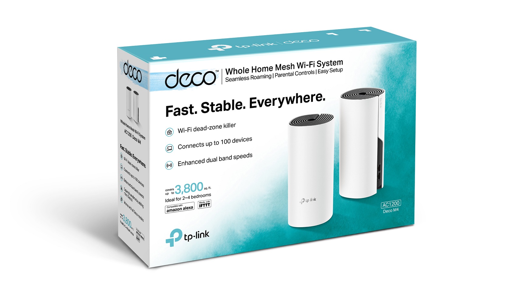 TP-Link Deco M4 AC1200 Whole Home Mesh Wi-Fi System