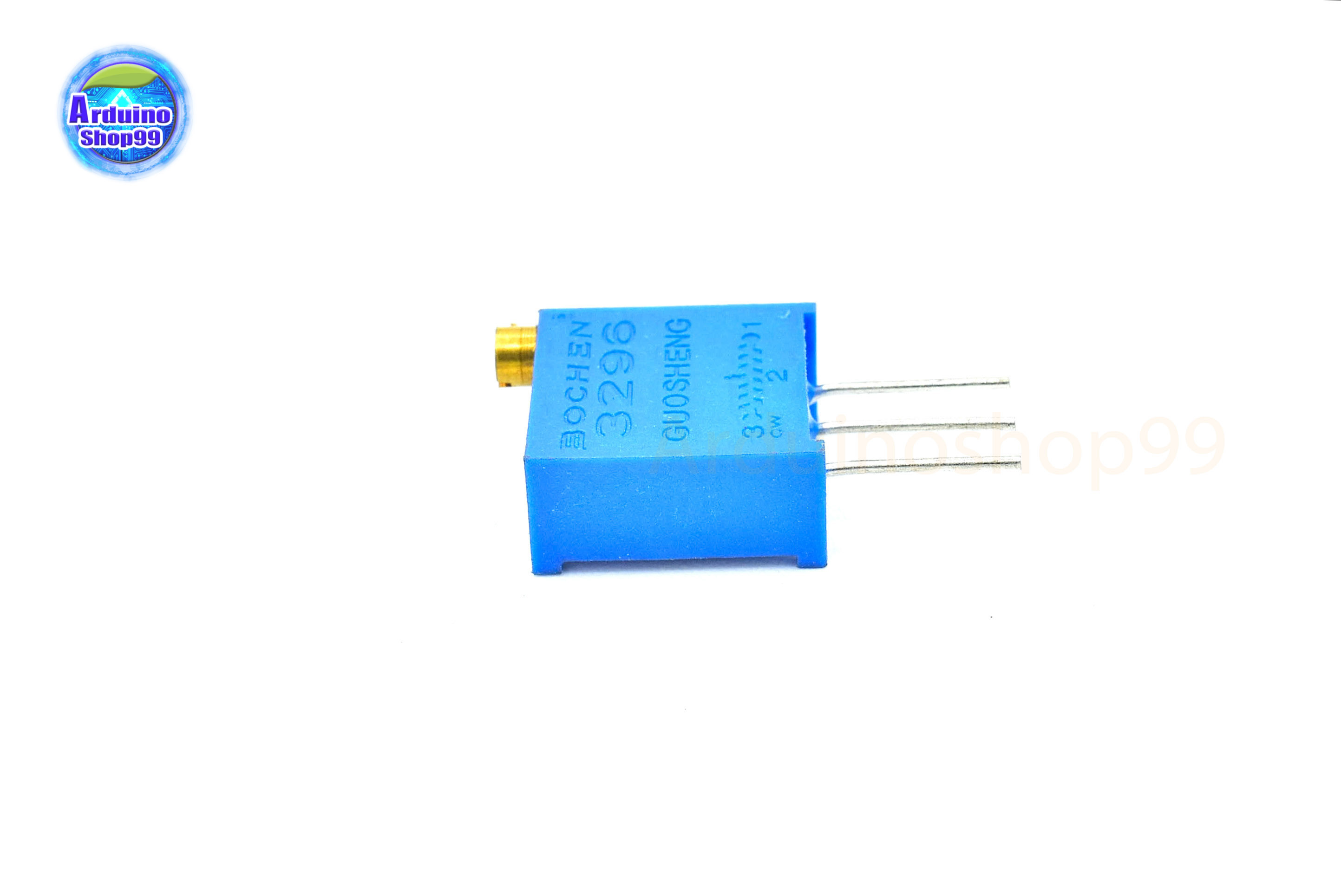 1M Ohm ความต้านทานปรับค่าได้ #3296(Tower) 2 ตัว