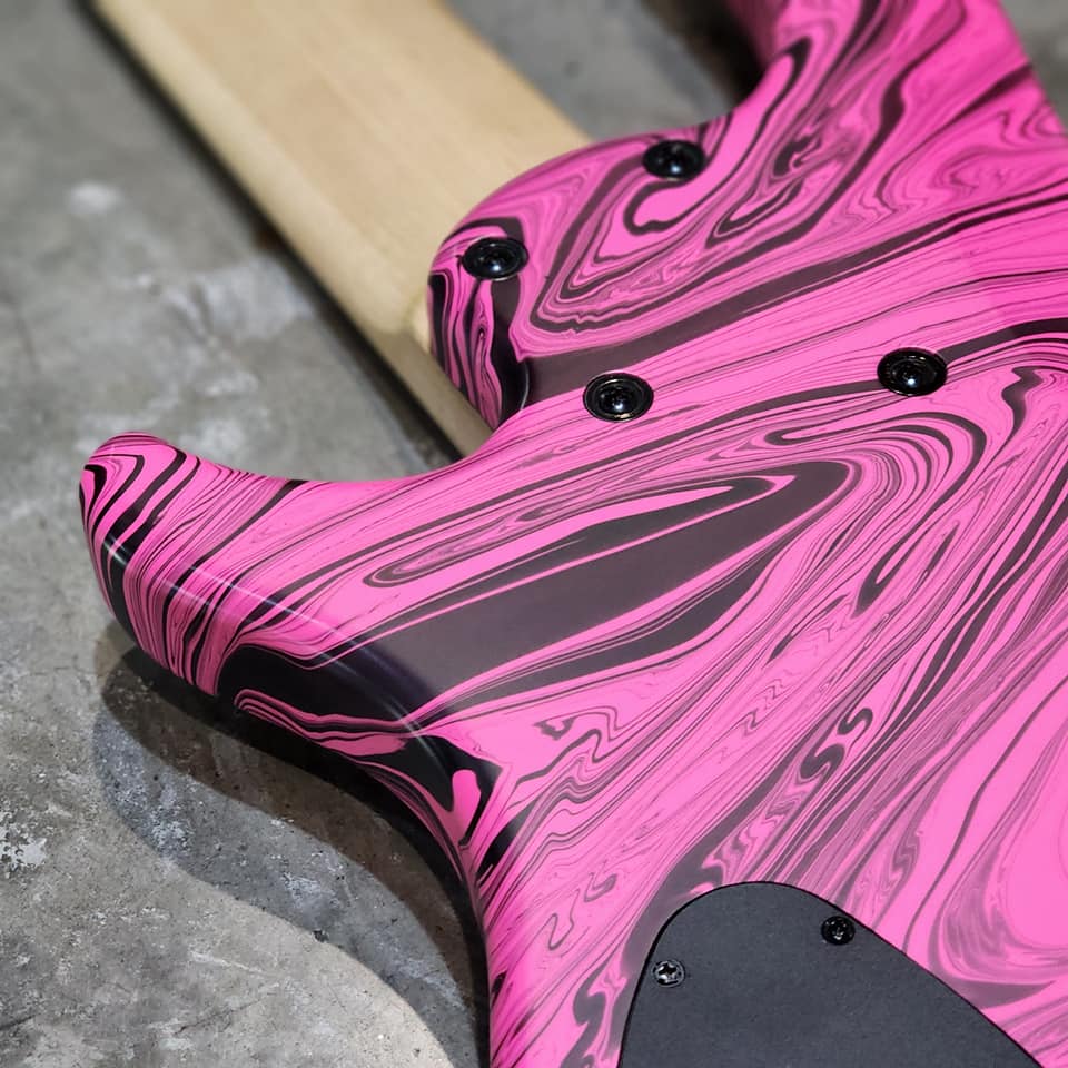 (USED) DINGWALL NG3-6 "Adam Nolly Getgood" Signature Pink Swirled Limited Edition 2021