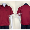 รหัส A14.5 : เสื้อช่างแขนสั้นผ้าคอมทวิวสีเลือดหมูข้างกรมท่า