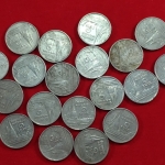 เหรียญ 1 บาท ปี2539 ผ่านใช้ หายากลำดับ3