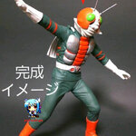 คาเมนไรเดอร์ V3 มาส์คไรเดอร์ Kamen Rider Mask V3 ไอ้มดเขียว 1/6