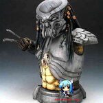 พรีเดเตอร์ Predator bust ครึ่งตัว 1/2 พร้อมฐาน 15นิ้ว