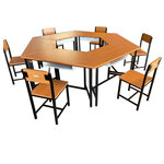 โต๊ะเก้าอี้กลุ่ม มัธยม แบบใหญ่พิเศษ