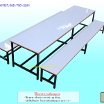 โต๊ะอาหารพร้อมม้านั่ง หน้าโฟร์เมก้า