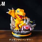 Soul-M Studio - Digimon Adventure Agumon with Koromon and Botamon ดิจิม่อนแอดเวนเจอร์ อากูม่อน โคโรม่อน โบตาม่อน