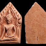 พระขุนแผนหลวงพ่อขอม วัดไผ่โรงวัว จ.สุพรรณบุรี รุ่นสร้างเจดีย์100ยอด พร้อมกล่อง