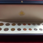 ชุดเหรียญหมุนเวียน รัชกาลที่ 10 ปี 2561 ครบชุด กล่องกรมธนารักษ์