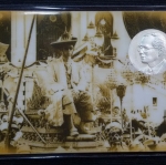 การ์ดเหรียญที่ระลึกพระราชพิธีมหามงคลเฉลิมพระชนมพรรษา 80 พรรษา 5 ธันวาคม 2550