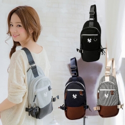 เป้ NY 3 สี สียีน สีกรม สีลายทาง