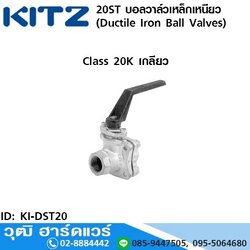 KITZ รุ่น 20ST บอลวาล์วเหล็กเหนียว (Ductile Iron Ball Valves) 1/2"-2"