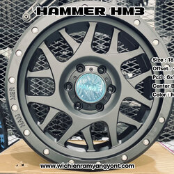 ล้อแม็กซ์ แนวออฟโรด ขอบ18" นิ้ว Model : HAMMER HM3 Size : 18x9.5 MBIM
