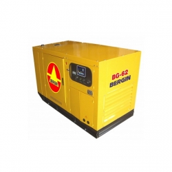 BERGIN BG-62 เครื่องปั่นไฟ 50KW/62.5KVA เครื่องยนต์ดีเซล 87HP ATS