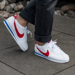 Nike Cortez Leather White Red