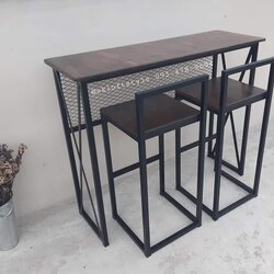 ชุดโต็ะบาร์สีโอ็ค 2ที่นั่ง