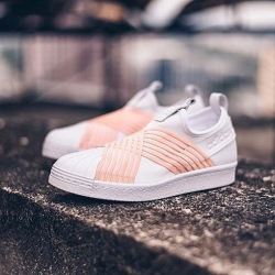 Adidas Slip-on White Orange
