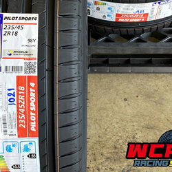ยาง MICHELIN PILOT SPORT 4 ขนาดยาง 235/45ZR18