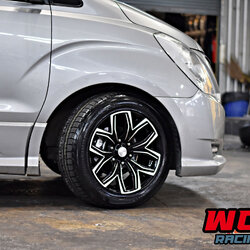 ล้อเเม็กซ์ LENSO รุ่น BLACK ANGEL 8 ขอบ 18