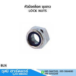 หัวน็อตล็อค ชุบขาว มิล-หุน NC NF BSW