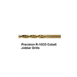 PRECISION R-10CO ดอกสว่านโคบอล เจาะเหล็ก-แสตนเลส 1/64"-11/16"