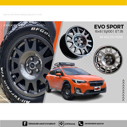 ล้อ EVO SPORT ขอบ16 ติดตั้งรถ SUBARU XV