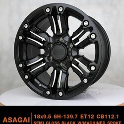 ล้อ BLACK RHINO ASAGAL ขอบ 18 ราคาพิเศษ