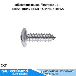 เกลียวปล่อยสแตนเลส หัวกะทะแฉก JT+