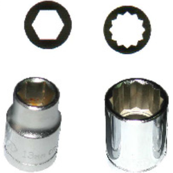 ลูกบ๊อก ASAHI จากประเทศญี่ปุ่น รู 1/2" 12 เหลี่ยม ขนาดมิล : 8 MM - 32 MM