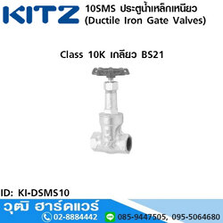 KITZ รุ่น 10SMS ประตูน้ำเหล็กเหนียว (Ductile Iron Gate Valves) 1/2"-2"