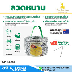 ลวดหนามเทวดา No.14 ชุบซิงค์แบบจุ่มร้อนอย่างหนา (HDG)