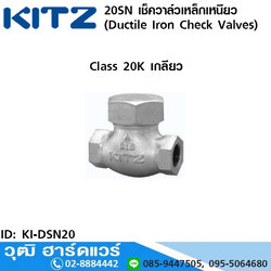 KITZ รุ่น 20SN เช็ควาล์วเหล็กเหนียว (Ductile Iron Check Valves) 1/2"-2"