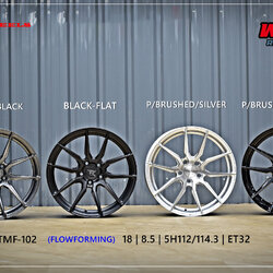 ล้อ TMF-102 (FLOWFORMING) ขอบ18 พร้อมยาง MICHELIN PRIMACY4 ST